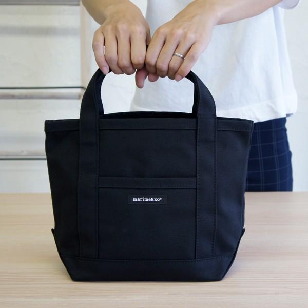 marimekko（マリメッコ） ミニトートバッグ MINI PERUSKASSI/BLACK