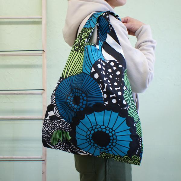 marimekko（マリメッコ） スマートバッグ（エコバッグ/ポーチ一体型
