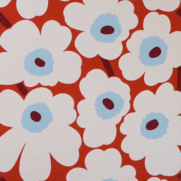 ファブリックパネル マリメッコ PIENI UNIKKO（ピエニ ウニッコ）/WHITE&CARDINAL RED 50×50cm【店頭受取も可 吹田】｜mottozutto｜02