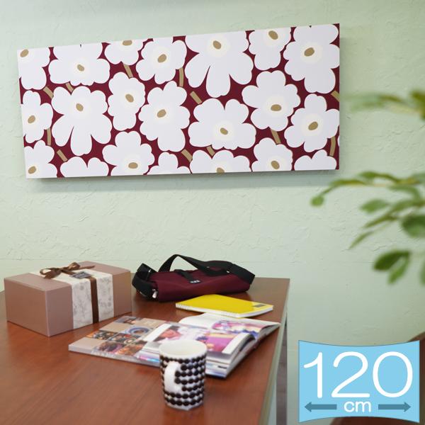 ファブリックパネル マリメッコ PIENI UNIKKO（ピエニ ウニッコ）/LAVENDER GRAY\u0026MARRON 120×50cm【店頭受取も可 吹田】