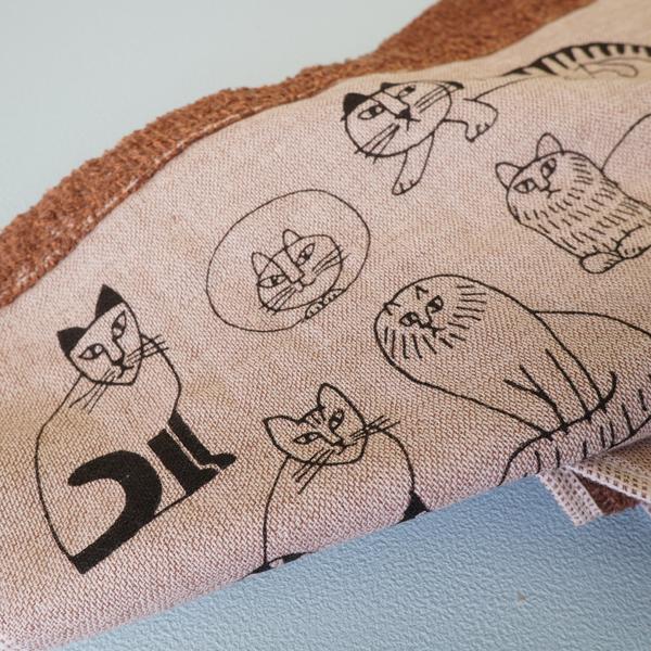 リサラーソン フェイスタオル スケッチねこたち【店頭受取も可