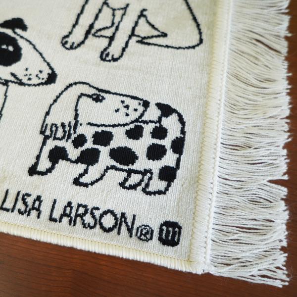Lisa Larson（リサラーソン） 玄関マット スケッチドッグ 60×100cm
