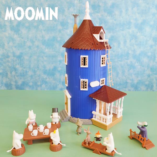 MOOMIN（ムーミン） ムーミンハウス（取っ手付き/人形9体と家具付き