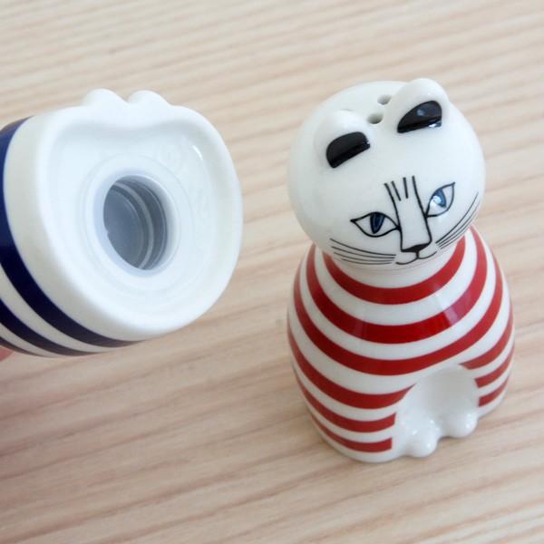 Lisa Larson（リサラーソン） 陶器製ミンミ（猫）のソルト＆ペッパー