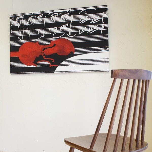 ファブリックパネル ヴァッリラ VALLILA Apassionata/RED 120×75cm【店頭受取も可 吹田】
