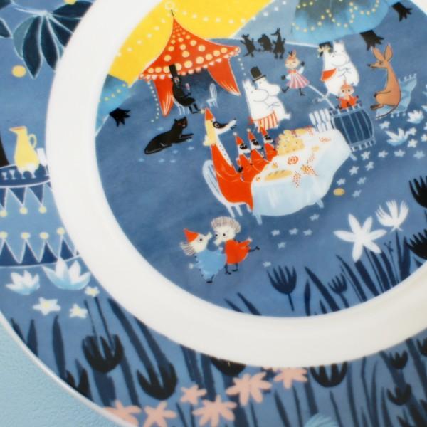 ムーミン　プレート　お皿　ルオント MOOMIN ムーミン プレート19.5cm ルオント パーティ【店頭受取も