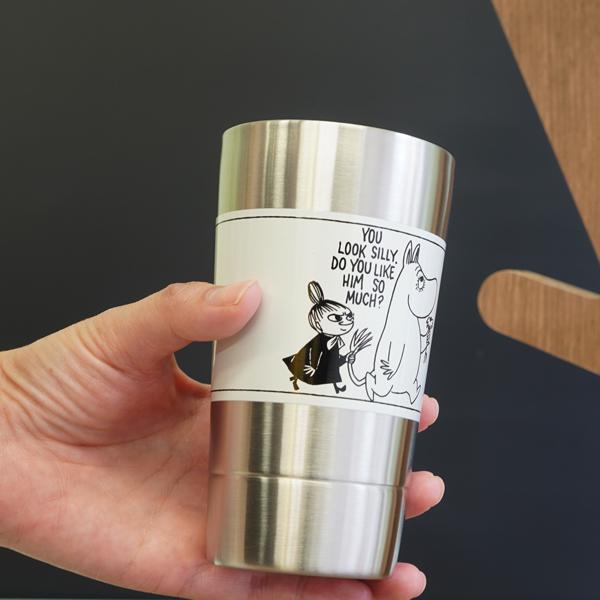 MOOMIN（ムーミン） ステンレス製二重タンブラー/クリーム【店頭受取も 