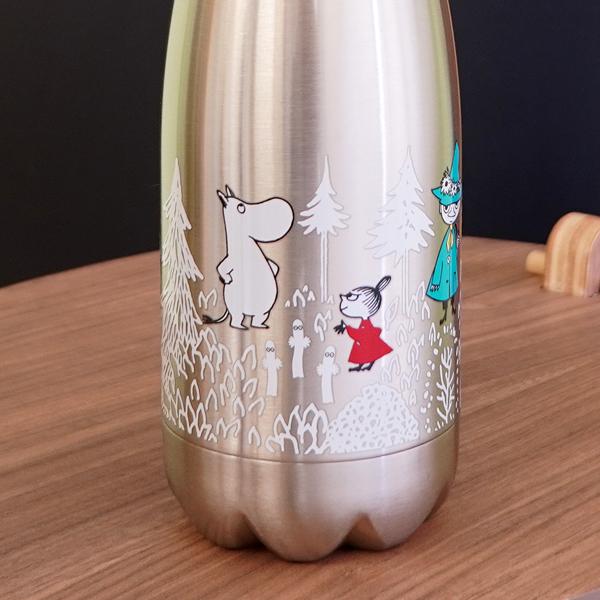 MOOMIN（ムーミン） 真空二重構造ステンレスボトル 保温保冷350ml/森