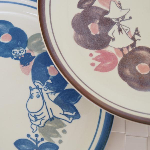 MOOMIN ムーミン 陶器の食器セット 21.5cmトリオプレートセット MOOMIN ムーミン 陶器の食器セット 21.5cmトリオプレートセット