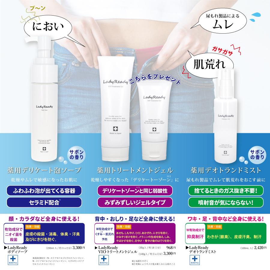chez moi（シェモア） デリケートゾーン用 薬用ジェル LadyReady VIO