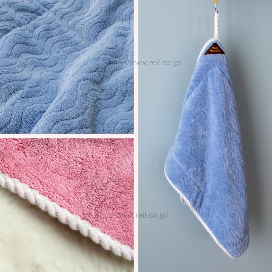 ペット用 吸水マット Lサイズ ループ付き 約70x50cm 綿の約6倍の吸水