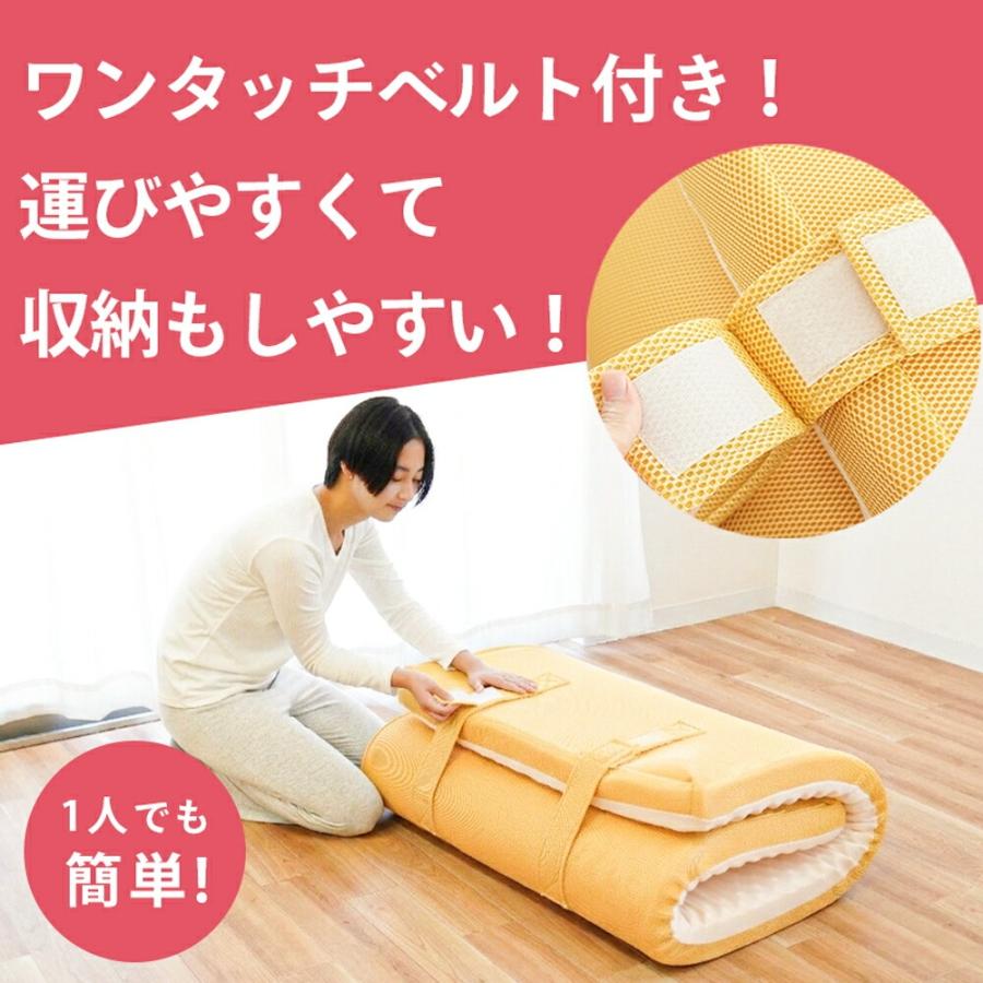西川（nishikawa） 敷布団 敷き布団 セミダブル 健康敷きふとん 80mm