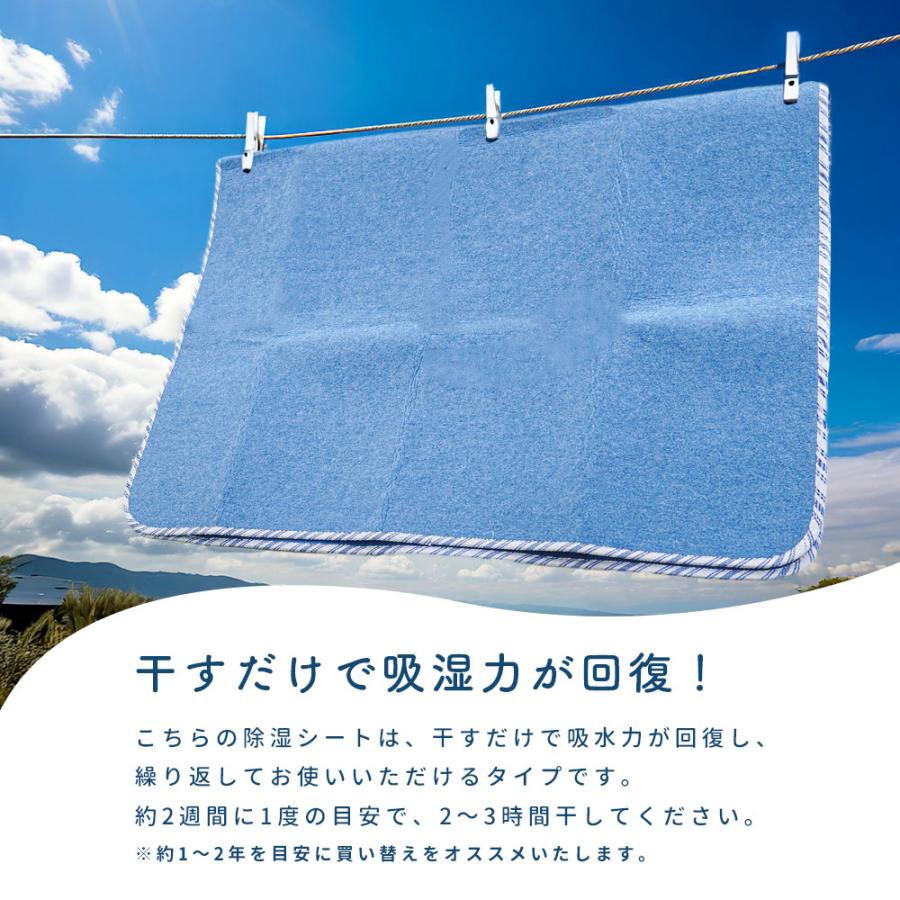 西川（nishikawa） 除湿シート ダブル 2枚セット サラネル シリカゲル