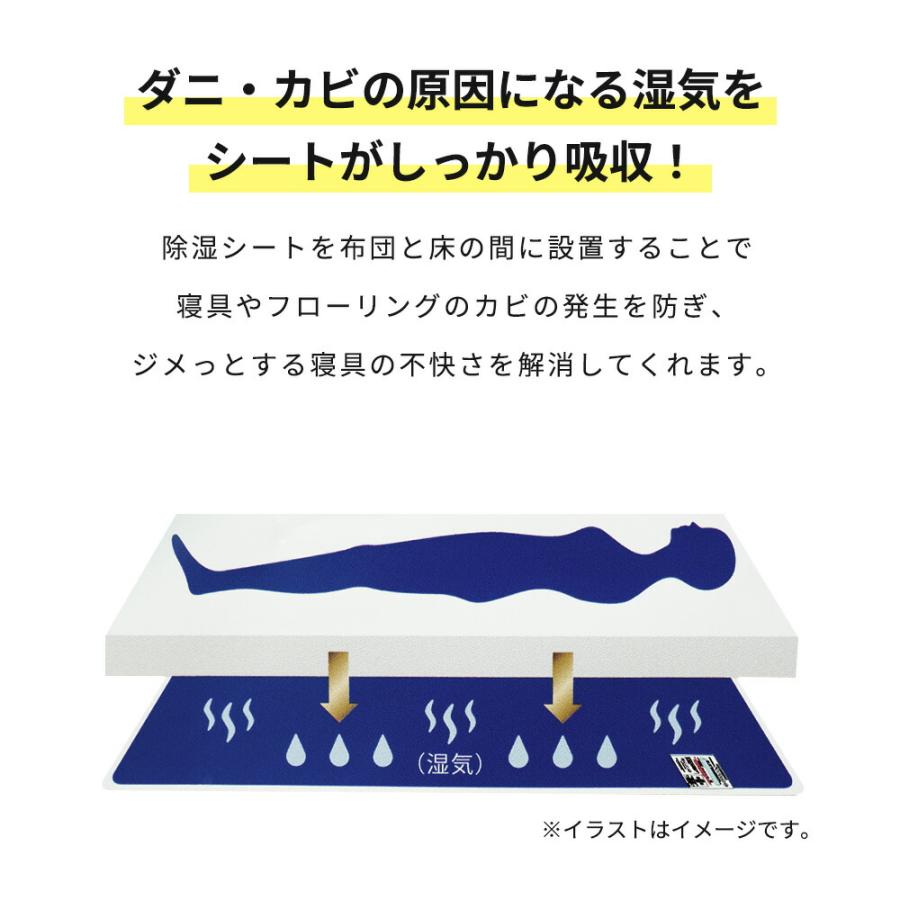西川（nishikawa） 訳あり品 除湿シート ドライウェル ダブル 日本製