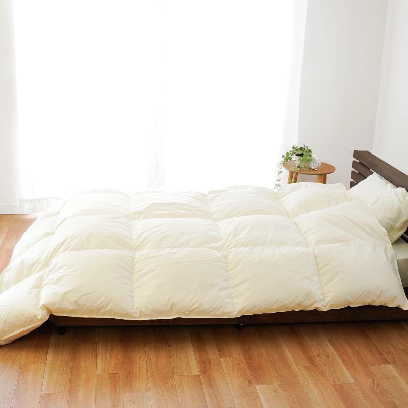 羽毛布団 シングル超ロング 150×230cm ハンガリー産ホワイトダウン90