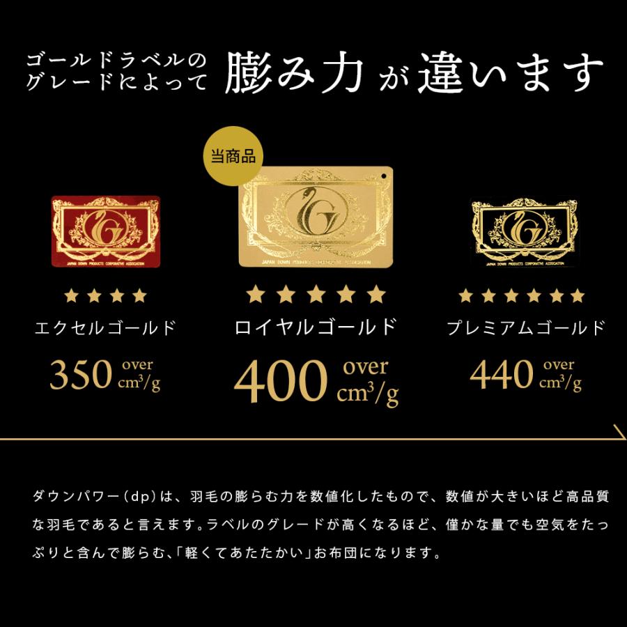羽毛布団 シングル ブルガリア産ホワイトダウン95％ 1.0kg 日本製 立体