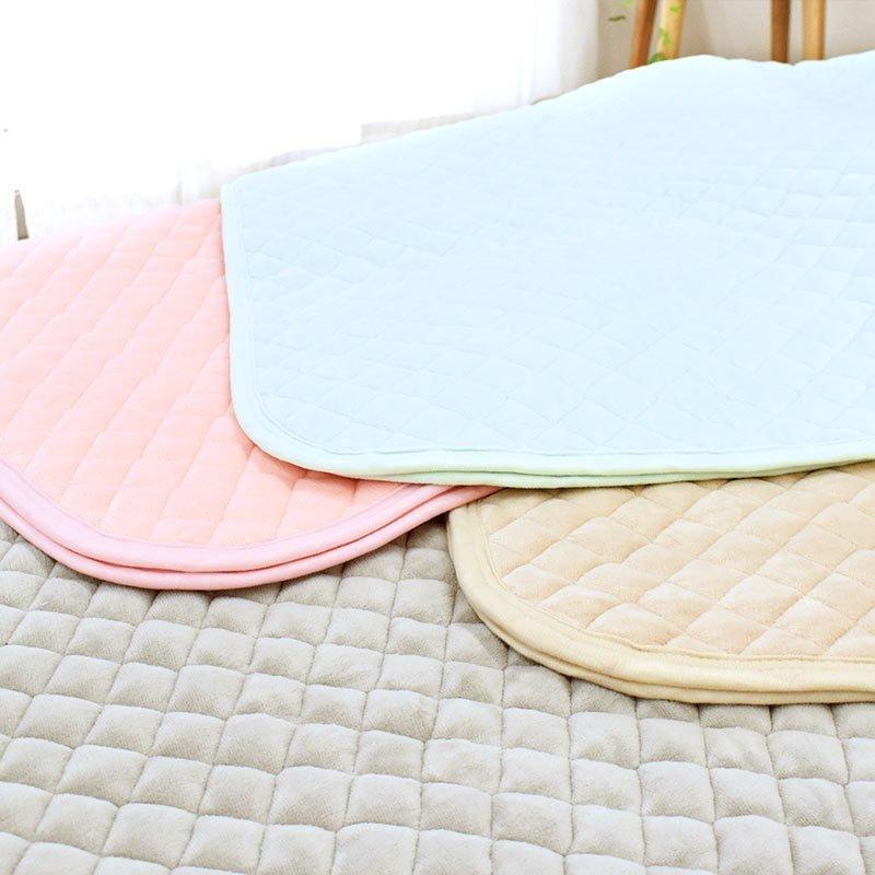 西川 毛布 敷きパッド ダブル 綿100％パイル ぽこぽこキルト 洗える敷