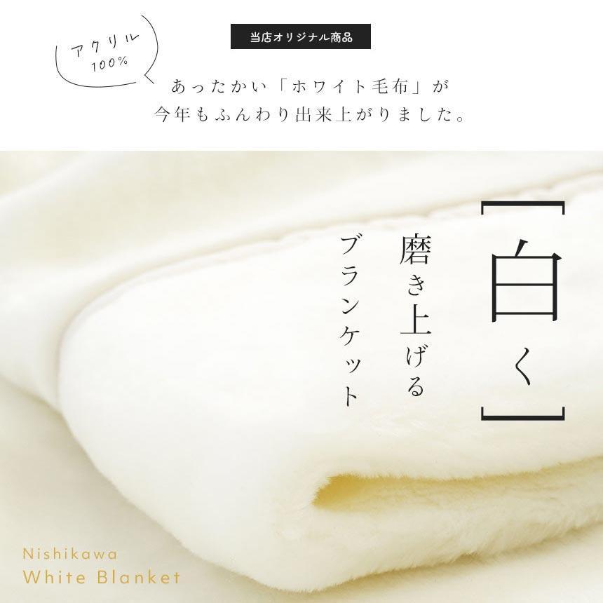 西川（nishikawa） 暖かい毛布 毛布 シングル 日本製 2枚合わせ
