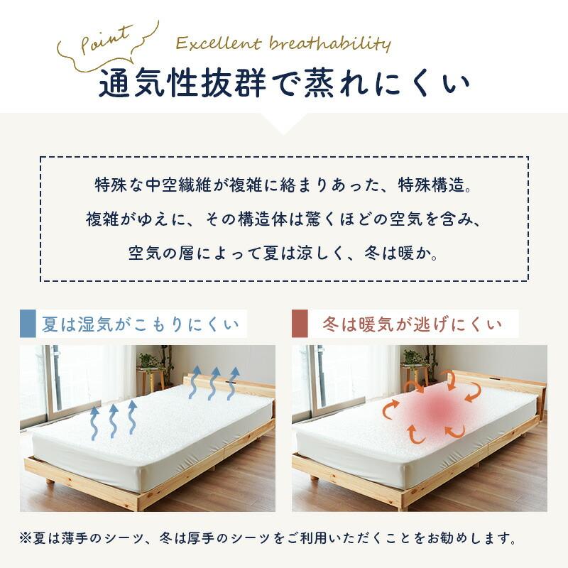 高反発マットレストッパー シングル 3次元構造 樹脂 体圧分散 洗える