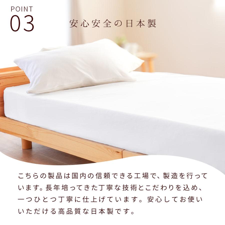 ボックスシーツ シングル 日本製 綿100％ 無地カラー マチ35cm（厚み