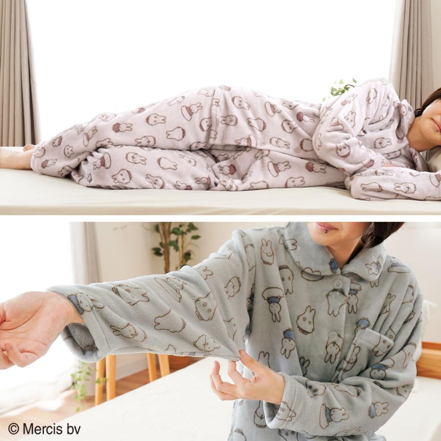 おやすミッフィーちゃんパジャマ おやすミッフィーちゃんパジャマ（グレー×アイボリー）XS / オードリー