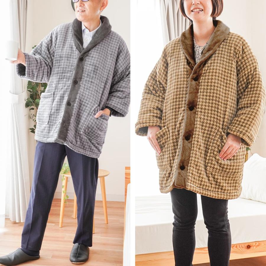 新品タグ付✨genten ゲンテン 綿 麻 毛 ワンピース 羽織り 40 L 60/40クロス Sorona®Dupont 中綿 ステンカラーコート【送料無料