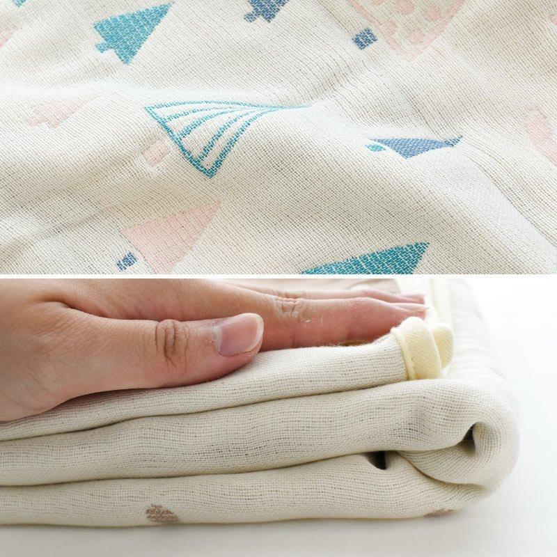 ベビー ガーゼケット 70×100cm 日本製 綿100％ 6重ガーゼ お昼寝ケット