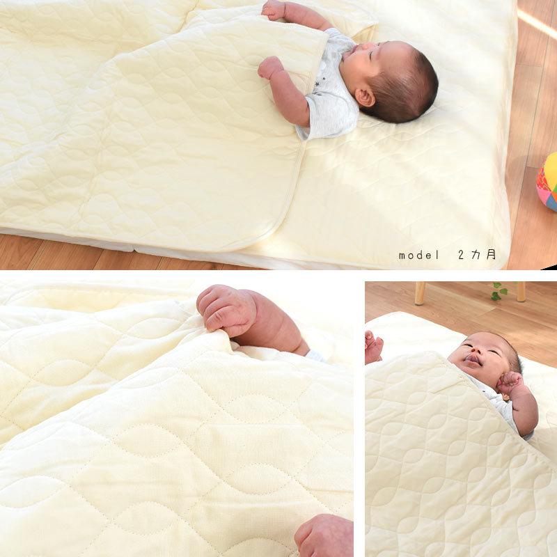 西川（nishikawa） ベビー ガーゼケット 80×110cm 日本製 綿100％ 和晒