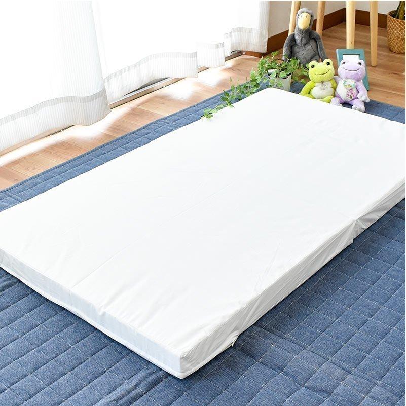 ベビー敷き布団 レギュラー 70×120cm 厚み6cm 日本製 体圧分散 テイジンV-Lap 固綿マット 2つ折り ふとん 硬め baby_12