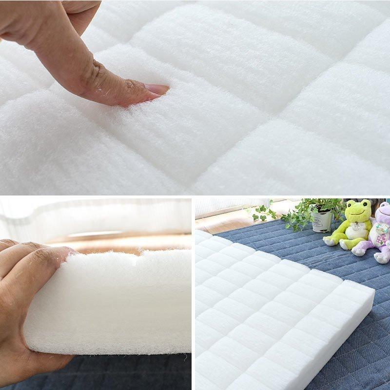 ベビー敷き布団 レギュラー 70×120cm 厚み6cm 日本製 体圧分散 テイジンV-Lap 固綿マット 2つ折り ふとん 硬め baby_8