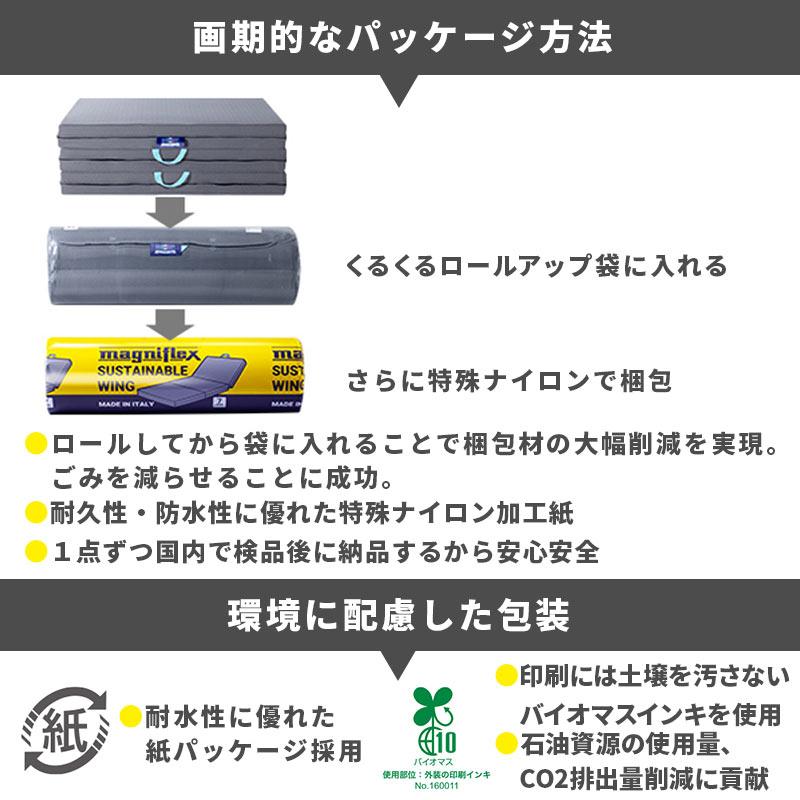 magniflex（マニフレックス） 三つ折り 高反発マットレス シングル
