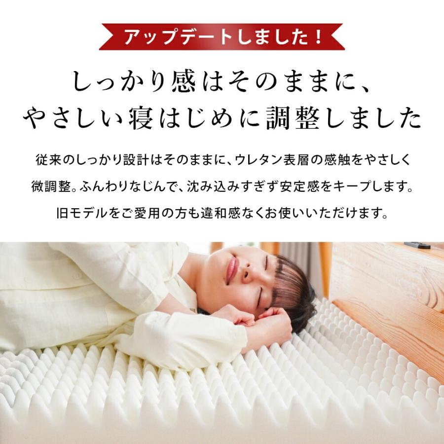 高反発マットレス セミシングル 70×200cm 日本製 四つ折り 折りたたみ