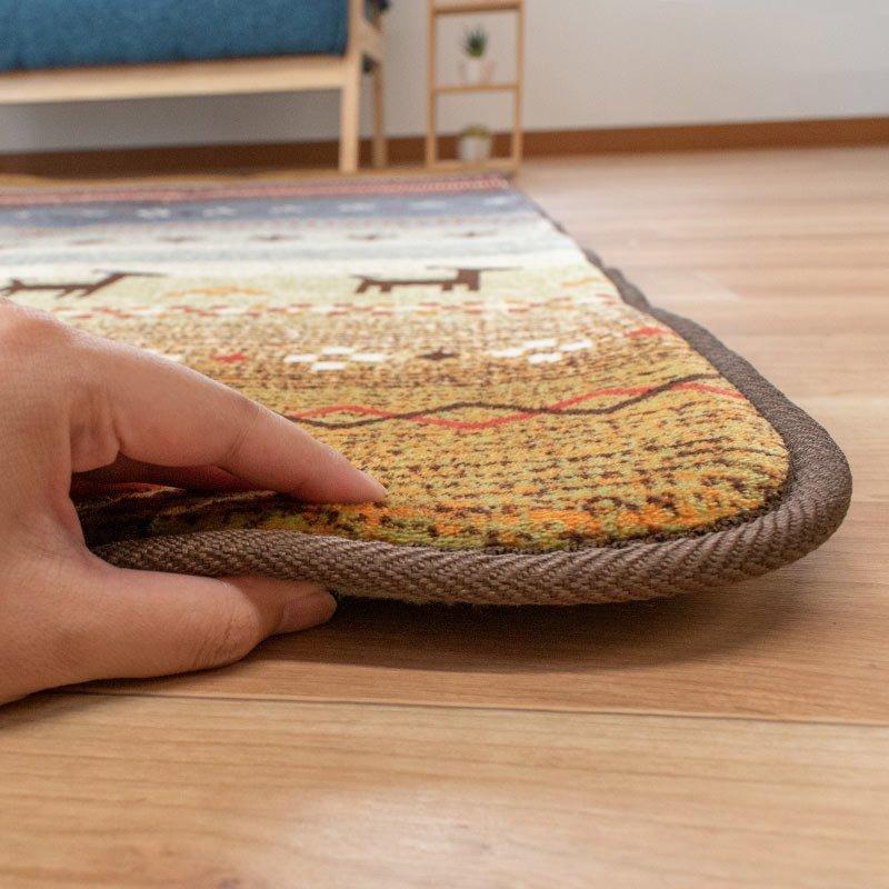 イケヒコ 洗えるラグ 厚手 3畳 200×250cm ホットカーペット対応 15mm
