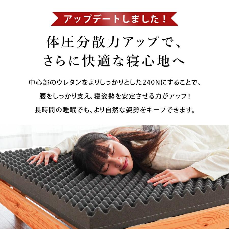 高反発マットレス シングル 三つ折り ハードタイプ 日本製 自社製造