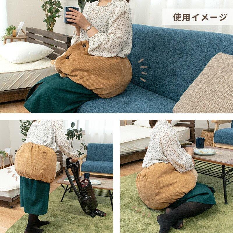 お尻あったかクッション 着るクッション 暖かい お腹 腰 肩 洗える コーデュロイ調 ボディウォーマー 冷え対策 Iha Oshiripoka 2 こだわり安眠館 ヤフー店 通販 Yahoo ショッピング