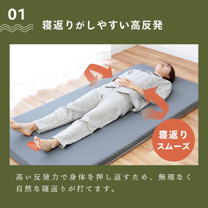 西川（nishikawa） 高反発マットレス シングル 厚み7cm ウェーブ構造