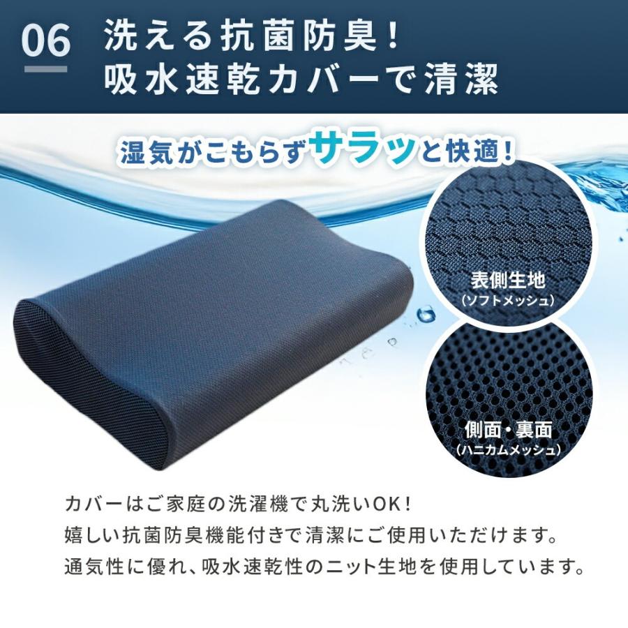 枕 高反発 ウェーブ型 ウレタン 30×50 高さ調節 調整 ライズ ゼロ