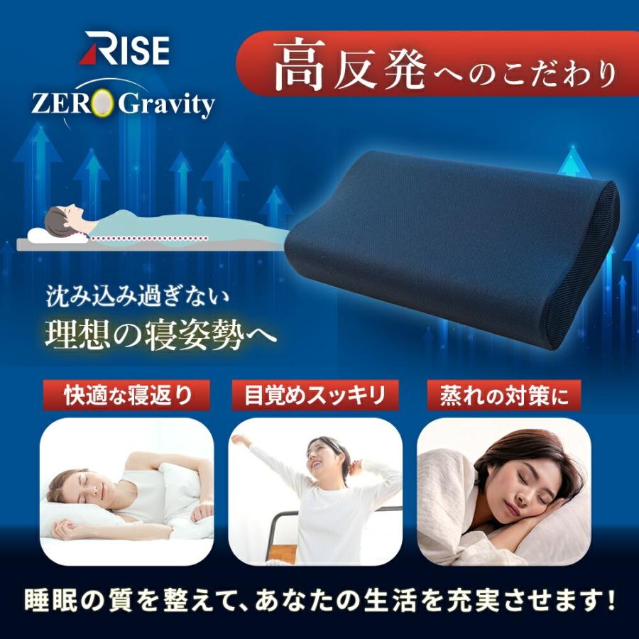 ZERO Gravity RISE SLEEP MAGIC 枕新品未使用 枕 高反発 ウェーブ型 ウレタン 30×50 高さ調節 調整 ライズ ゼロ