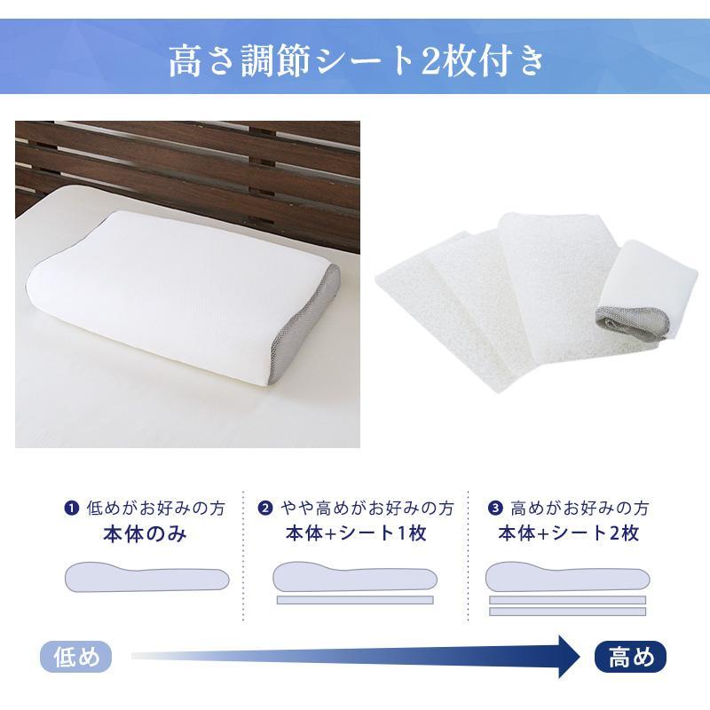 エアースリープピロー 洗える枕 まくら 空気の上で眠る枕 ウェーブ形状
