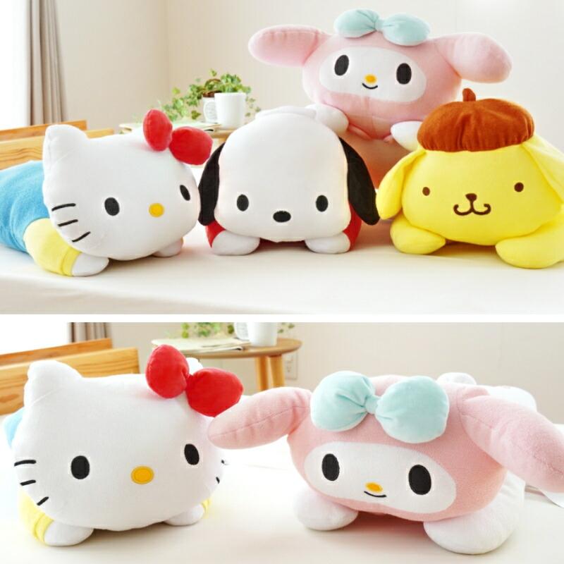 sanrio（サンリオ） 抱き枕 ぬいぐるみ 約42×22cm 西川 洗える抱き