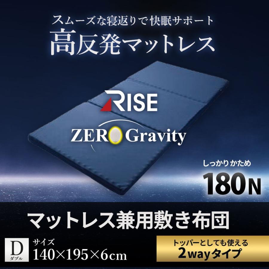 高反発 マットレス 敷布団 ダブル ウレタン 三つ折り 厚み6cm 体圧分散