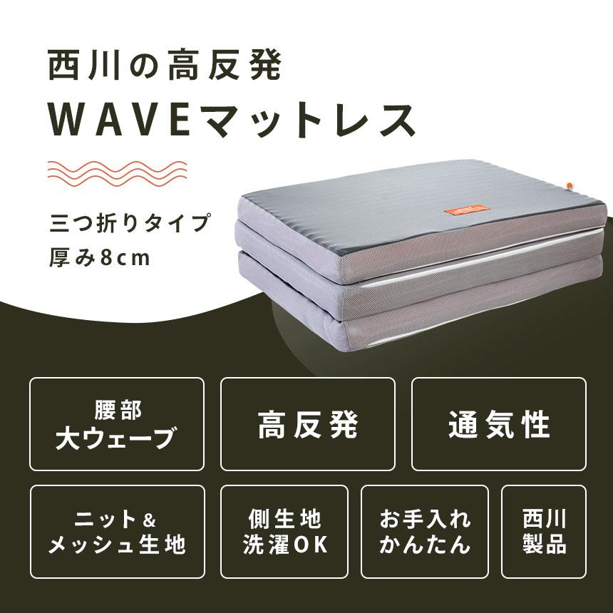 西川（nishikawa） 高反発マットレス 敷布団 敷き布団 シングル 三