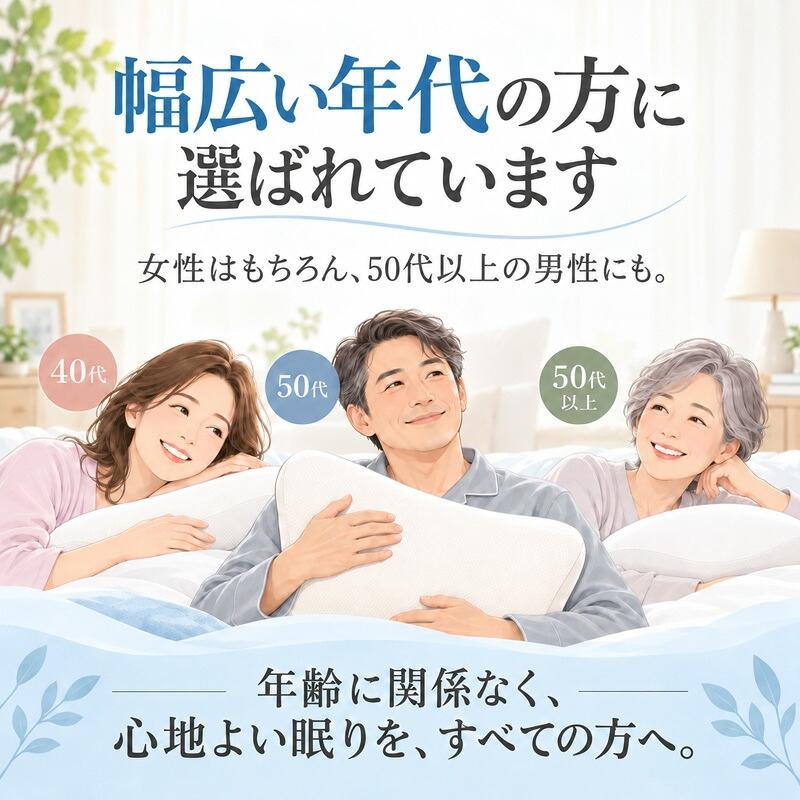 西川（nishikawa） 枕 横向き 横寝上手 イヤーポケット 高さ調整