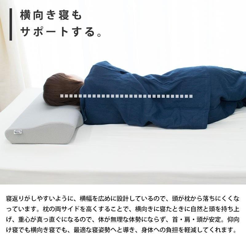 枕 低反発枕 低反発まくら 2個セット set 4D de 首を解放 ネックプラス