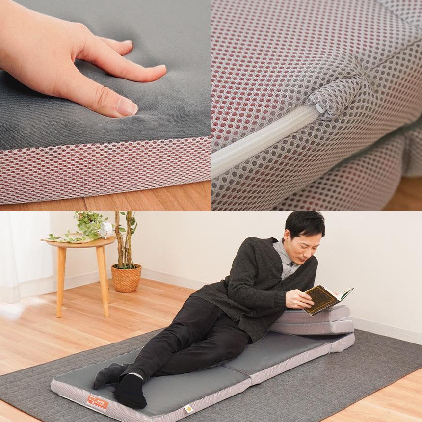 西川 ごろ寝マット 約60×180cm 高反発マットレス セミシングル 西川 ごろ寝マット 約60×180cm 高反発マットレス セミシングル