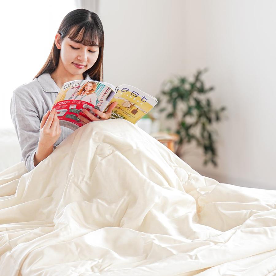 真綿布団 肌掛け布団 シングル シルク（絹）100％ 日本製 近江真綿 肌