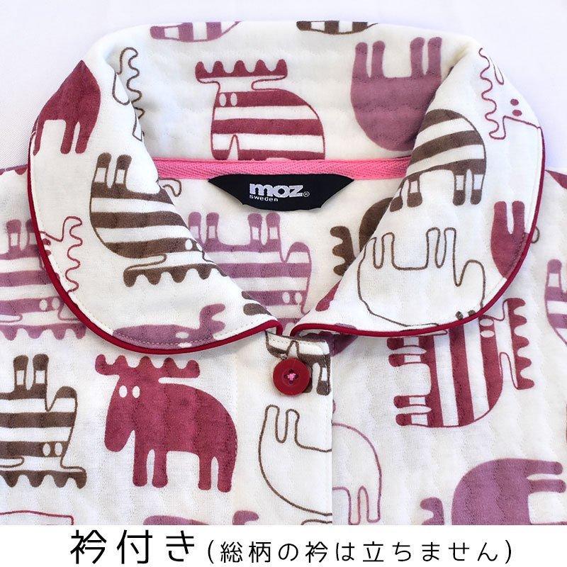 パジャマ レディース 冬 Moz モズ ブランド 暖かキルト ボーダー柄 総柄 長袖 長ズボン 秋 冬 婦人パジャマ M L Ll Wf 91 1128 こだわり安眠館 ヤフー店 通販 Yahoo ショッピング