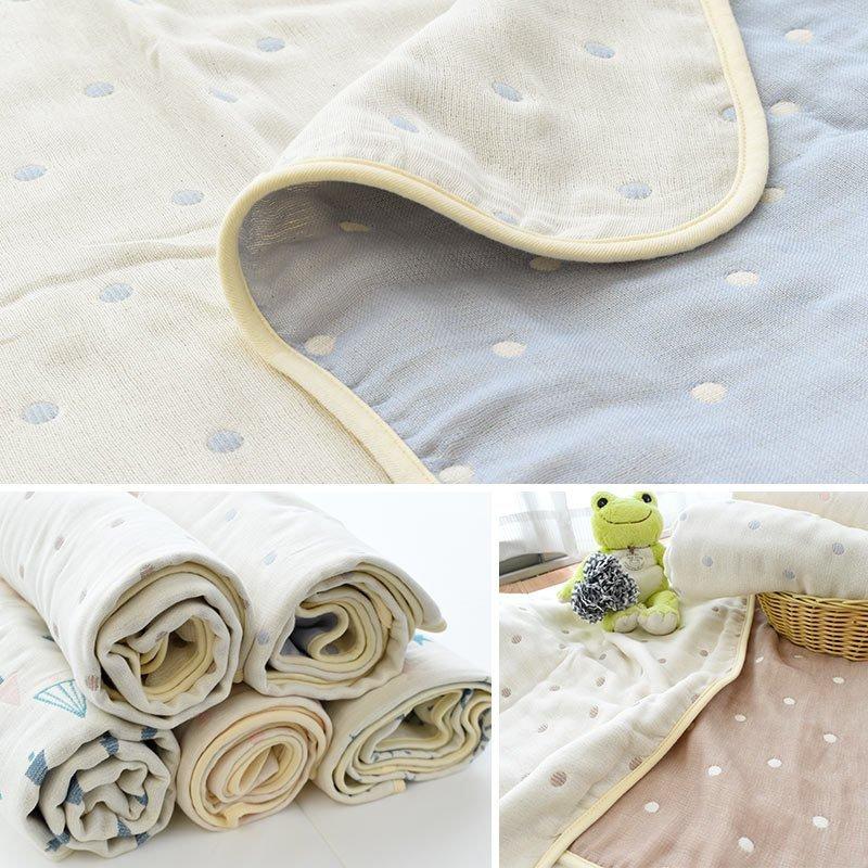 ベビー ガーゼケット 70×100cm 日本製 綿100％ 6重ガーゼ お昼寝ケット baby ガーゼのタオルケット メール便 : 西川など ...