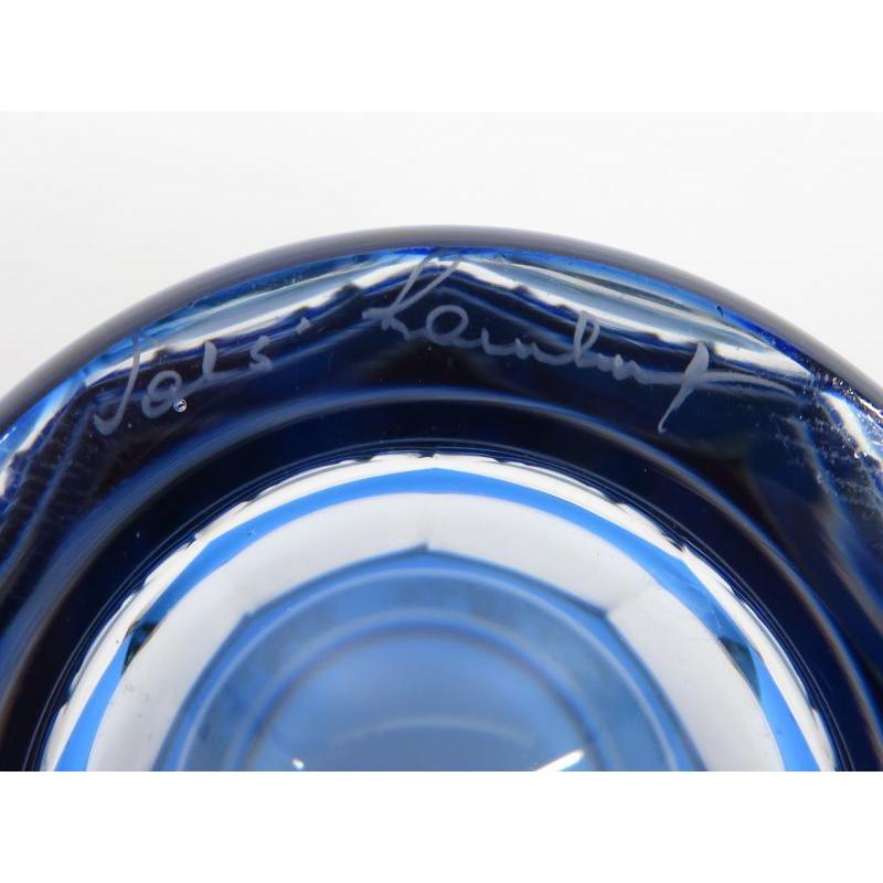 ヴァルサンランベール 水呑み ● サルバ ザルバ タンプラー 被せ 青 青味 8.5糎 金彩 お子さん 鳥 ザーバ ZARBA