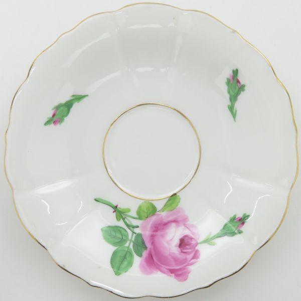 マイセン 剣マーク C＆S 2客 / プレート 2枚 / ホワイトレリーフ1枚